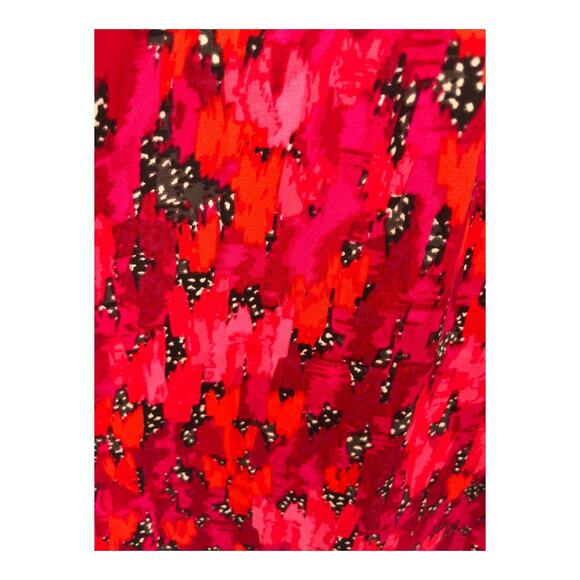 Nic + Zoe dress Mix and Mingle Abstract print red size Medium M - Picture 3 of 8